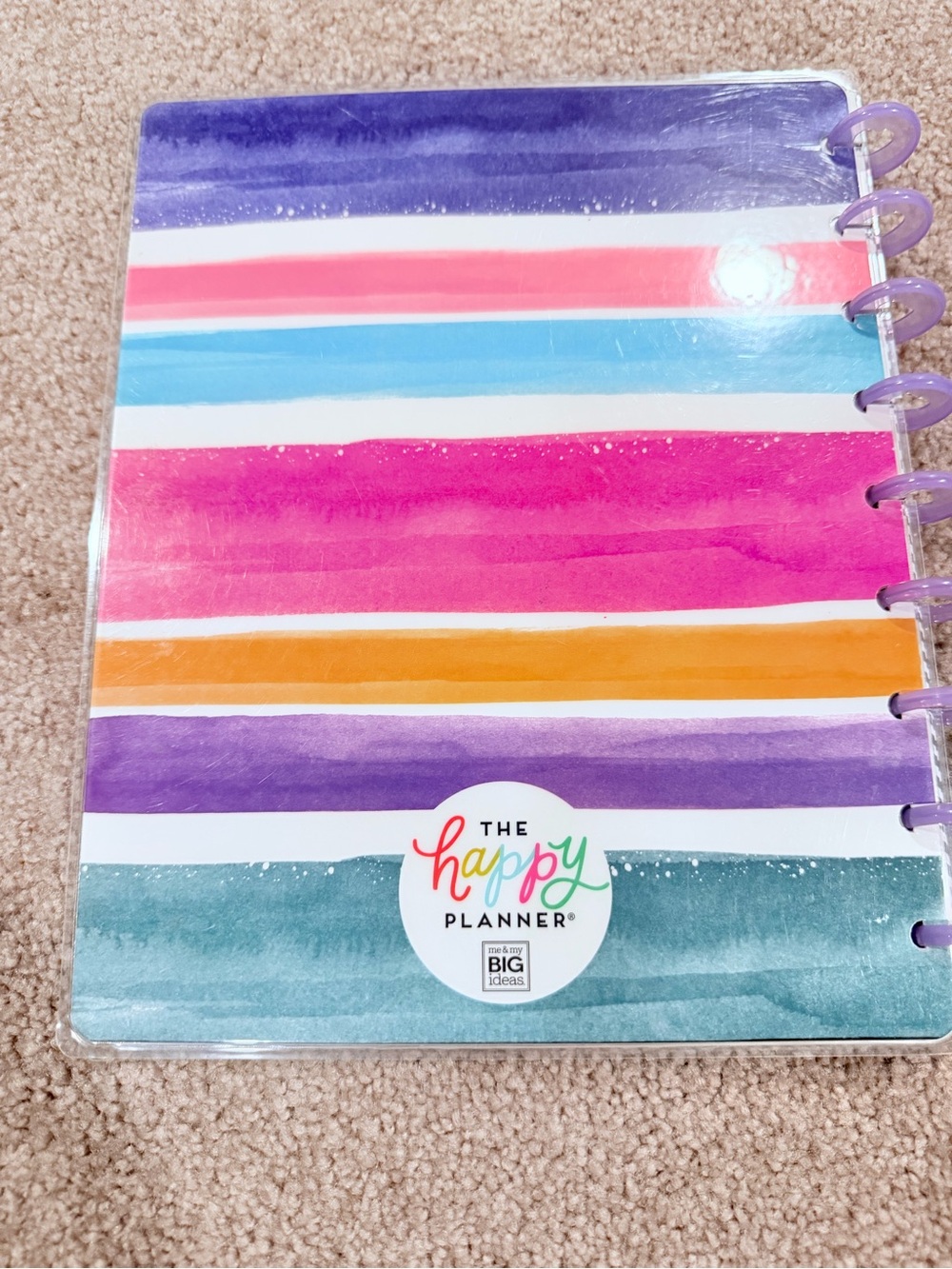 Happy Planner BIG Wellness Health Planner Bundle Stickers Purple Discs - Picture 8 of 13